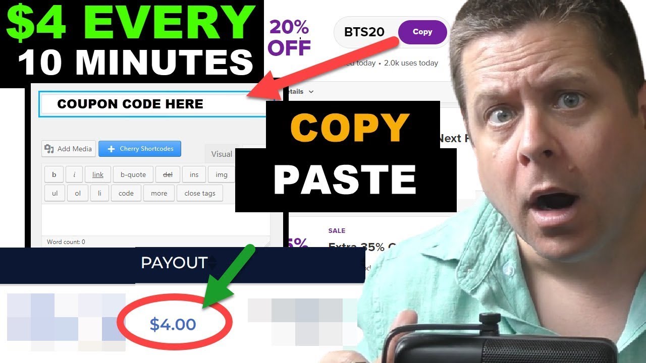 $576 Per Day Finding Coupon Codes Online - Easy Copy and Paste Method!