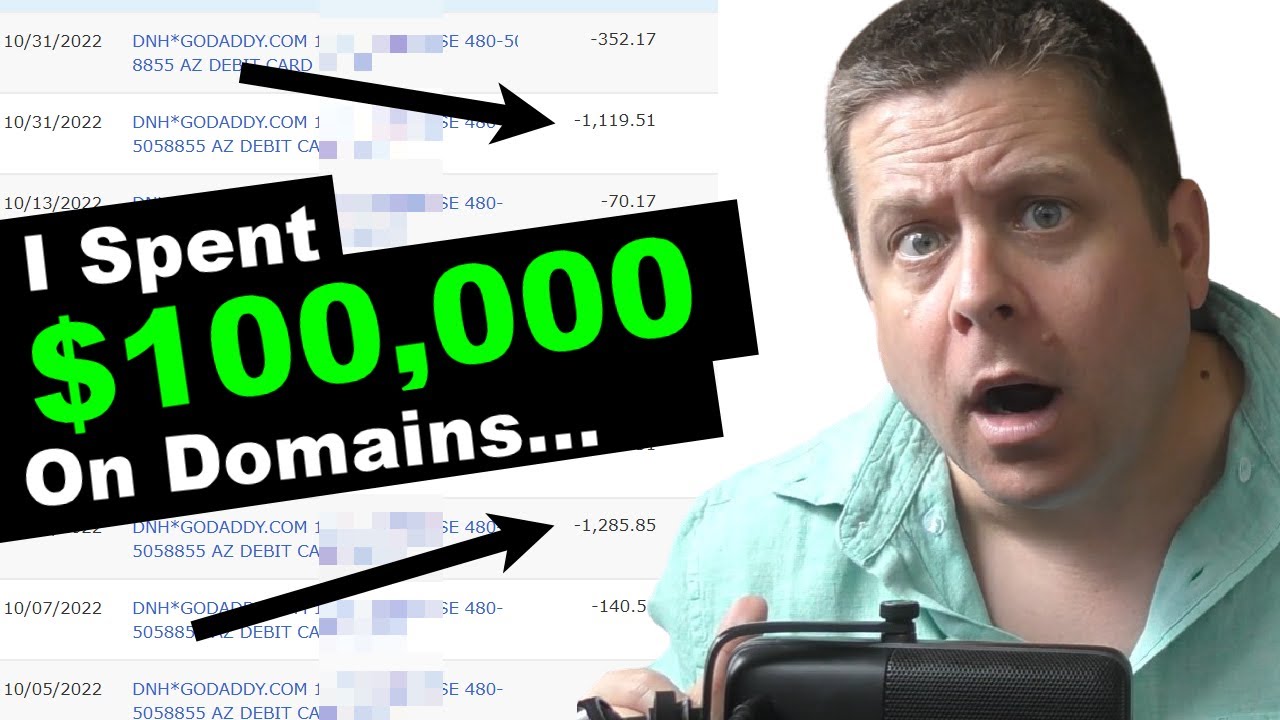 I Spent $100,000 On Domain Names This Year... And Made?