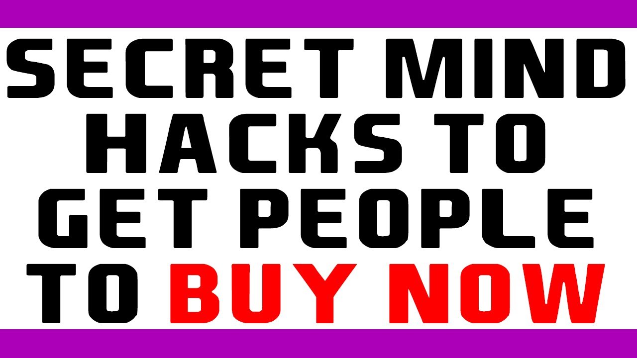 BANNED Affiliate Mind Hacks To Get People To Buy! (Use ONLY For Good)