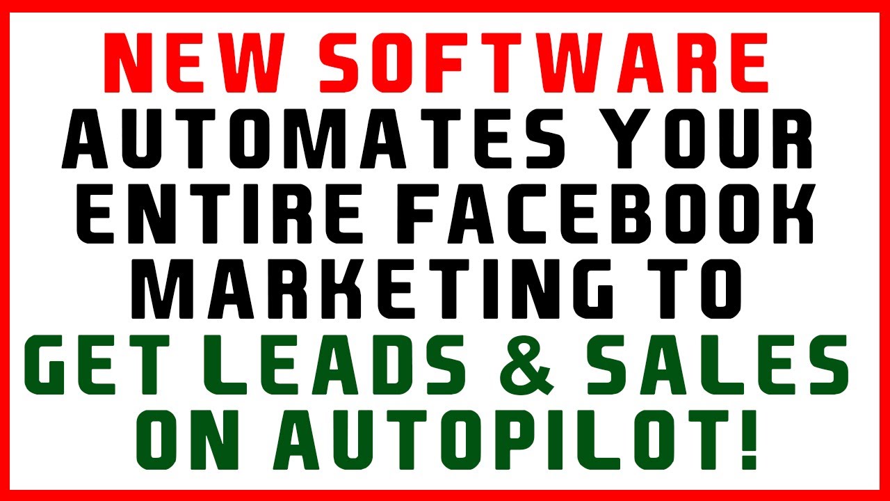 BEST Facebook Marketing Software 2020 - SEE THE FB TOOL IN ACTION!