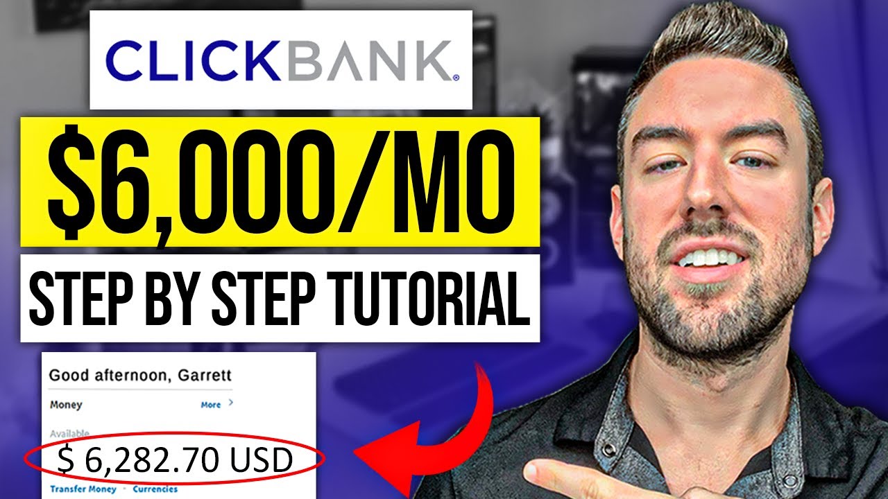 Clickbank for BEGINNERS In 2023 Step by Step! (FREE $6k+/MO Method)